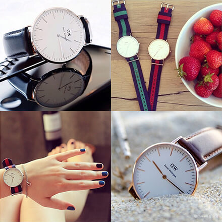 ダニエルウェリントン腕時計　デザインが可愛い　ペアで持てる人気の腕時計