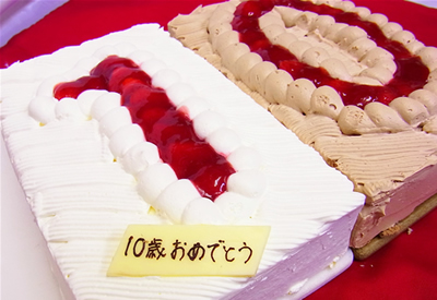 ナンバーケーキ 数字のケーキ