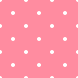 水玉のパターン／ピンク