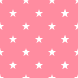 スター柄のパターン／ピンク