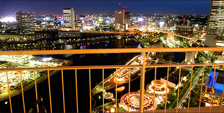 パンパシフィック 横浜ベイホテル東急 夜景 パンパシフィック 横浜ベイホテル東急 夜景
