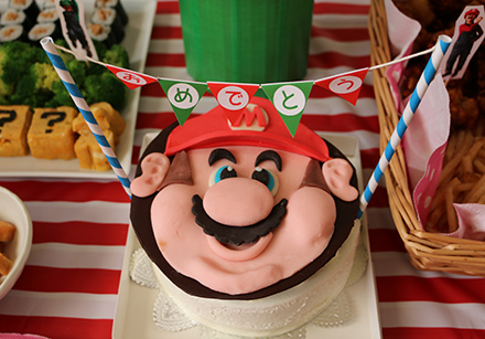 マリオ/MARIOのキャラクターケーキ画像
