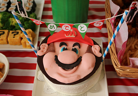 マリオブラザーズをテーマにした5歳の男の子の誕生日パーティー演出 Happy Birthday Project