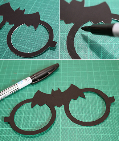 黒マジックで塗る　PhotoProps（フォトプロップス）の作り方