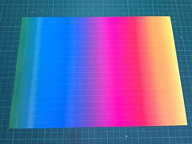 ペーパーフラワーで作る虹色の素敵な七夕飾り（吹流し）　吹流しの紙