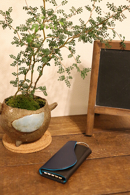 植物とキーケース　JOGGO　ペアで色違いの誕生日プレゼント