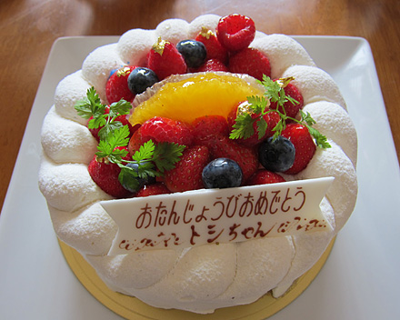 誕生日ケーキ