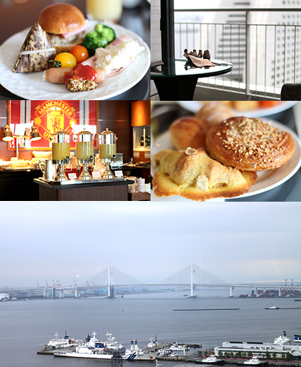 横浜ベイホテル東急　ベイクラブラウンジ　朝食