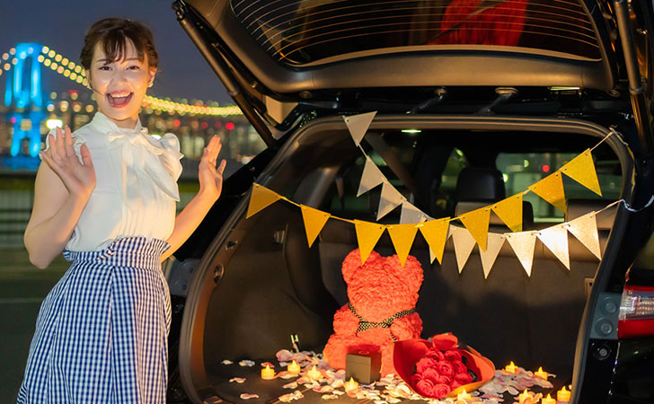 車サプライズ！〜トランク開けたらびっくりな誕生日サプライズ！