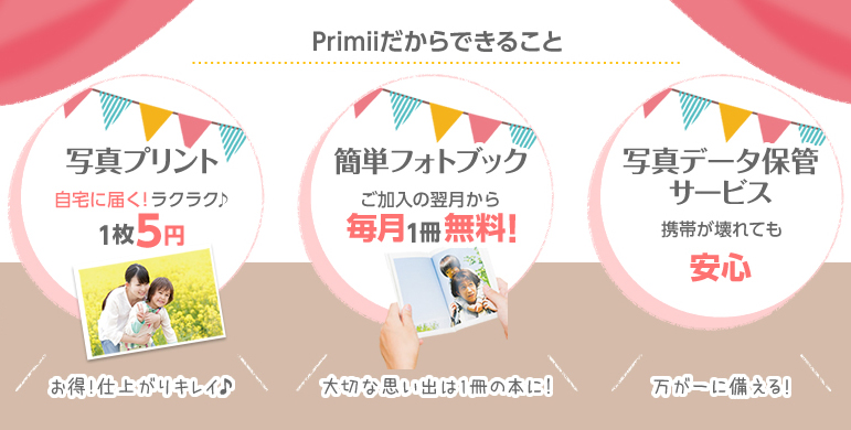 オンライン写真ストレージとプリントサービスがパックになった【primii】