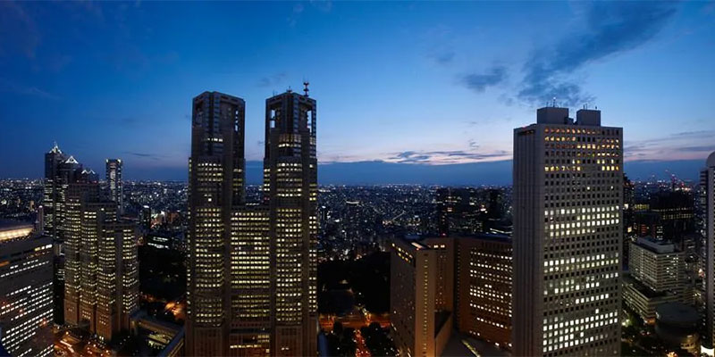京王プラザホテル　ホテルから見える夜景