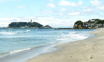 夏の海　湘南　江ノ島