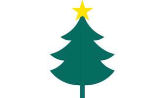 クリスマス向けガーランドが作れる！ クリスマスツリーをモチーフにしたのガーランド素材