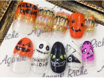 ネイルアート ハロウィン