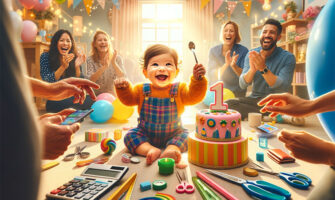 1歳のお誕生日のお祝い方法「選び取り」のやり方を紹介