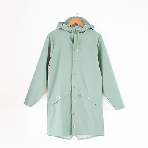 Long Jacket dusty mint（レインコート）