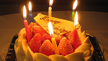 ケーキサイズ早見表 Happy Birthday Project