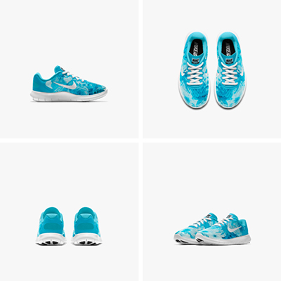 NIKEiD リトルキッズサイズのシューズ