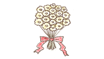 花束のイラスト 無料で使える 誕生日のフリー素材 商用利用 加工可 Happy Birthday Project