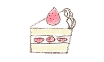 ショートケーキのイラスト素材