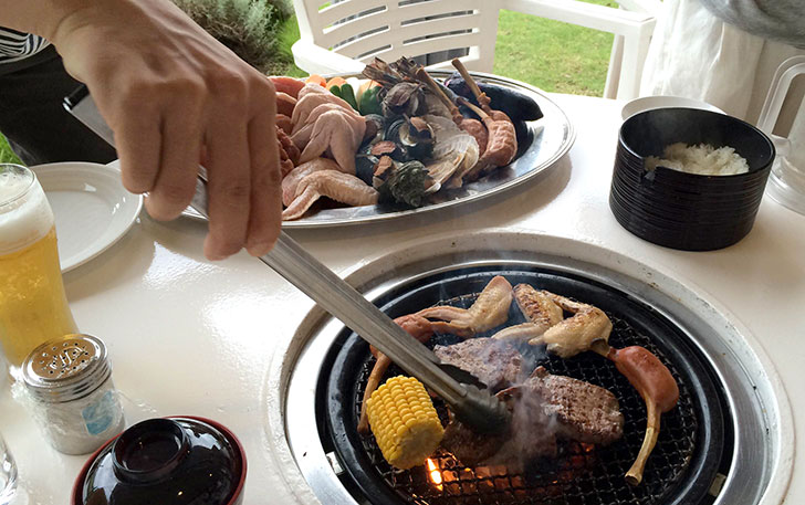 ブルーベリーヒル勝浦　バーベキュー　BBQ