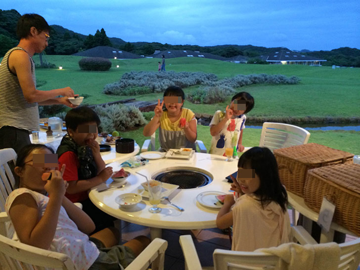 ブルーベリーヒル勝浦　バーベキュー　BBQ