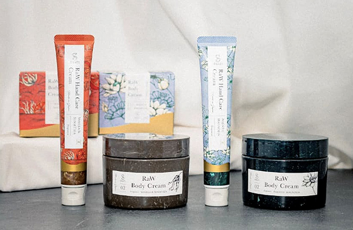 SWATi】Hand Cream & Raw Body Creamセット