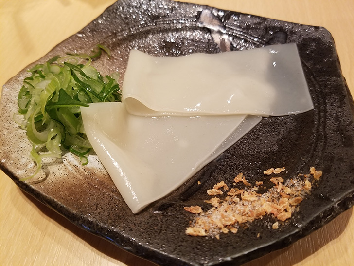  するり 吉祥寺店　コースランチ　【名物】うどんのお刺身