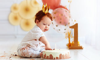 1歳の誕生日ケーキ