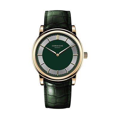 CORNICHE コーニッシュ ヘリテージC2Heritage C2 - Gold / Green / Green - 40mm