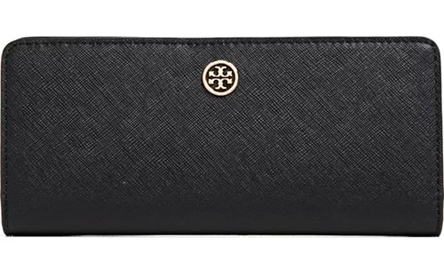 Tory Burch Robinson Slim Wallet トリーバーチ ロビンソン スリム ウォレット BlackRoyalNavy