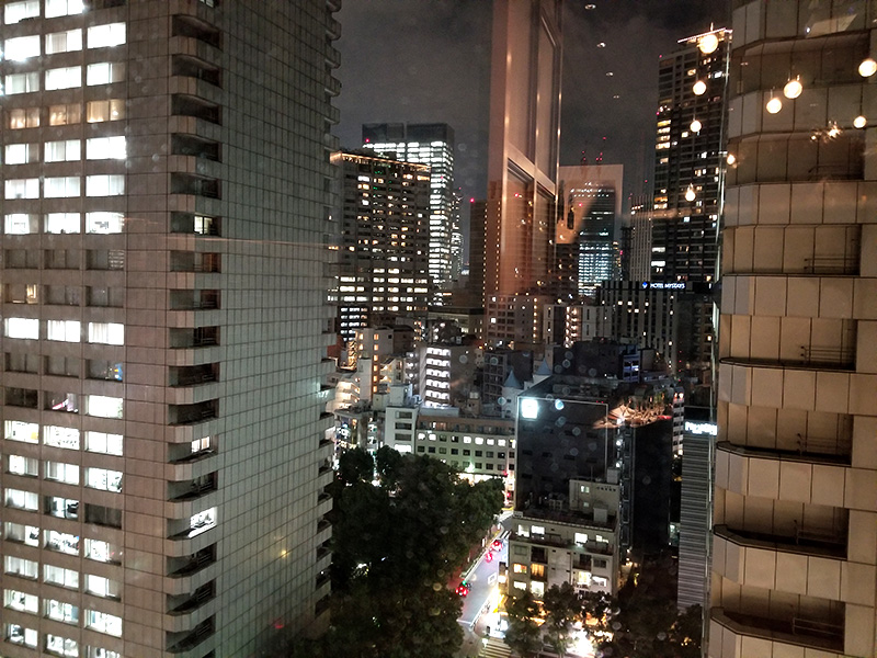 赤坂CROSS TOKYOの夜景