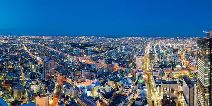 スカイラウンジ ジーニス／名古屋マリオットアソシアホテル　夜景