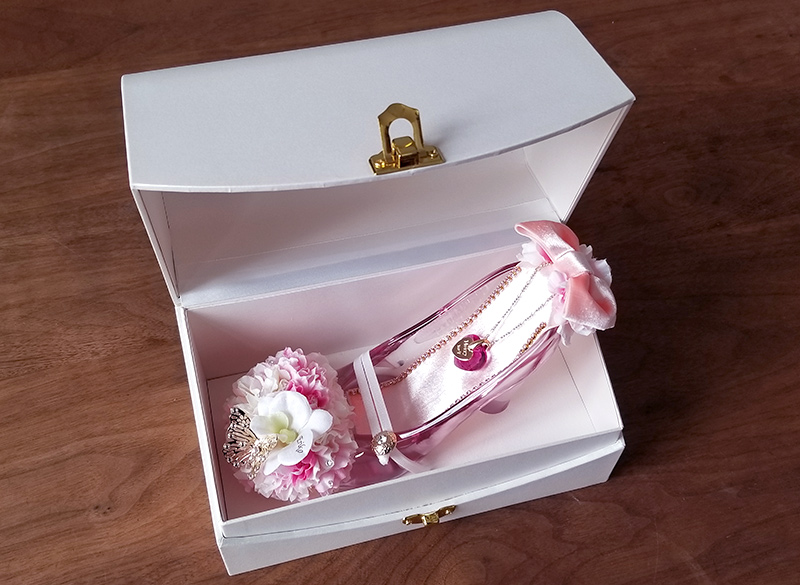 プロポーズ・シンデレラのガラスの靴 桜ピンク 商品レビュー　口コミ　感想