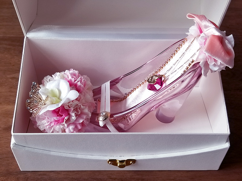 プロポーズ・シンデレラのガラスの靴 桜ピンク 商品レビュー　口コミ　感想