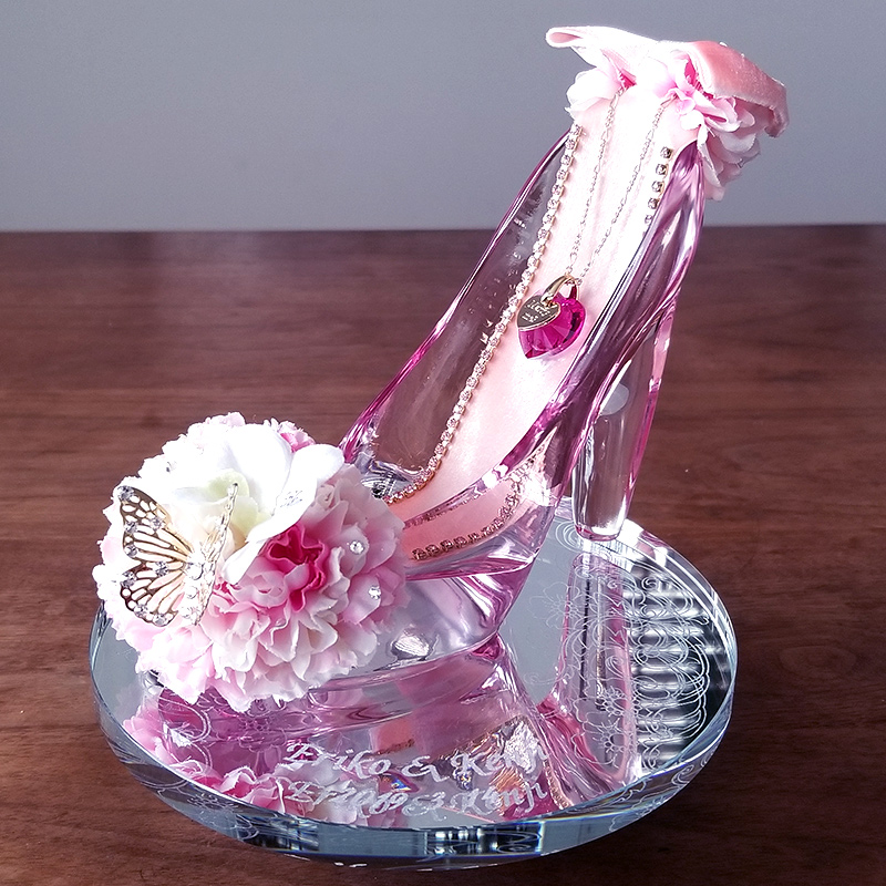プロポーズ・シンデレラのガラスの靴 桜ピンク 商品レビュー　口コミ　感想
