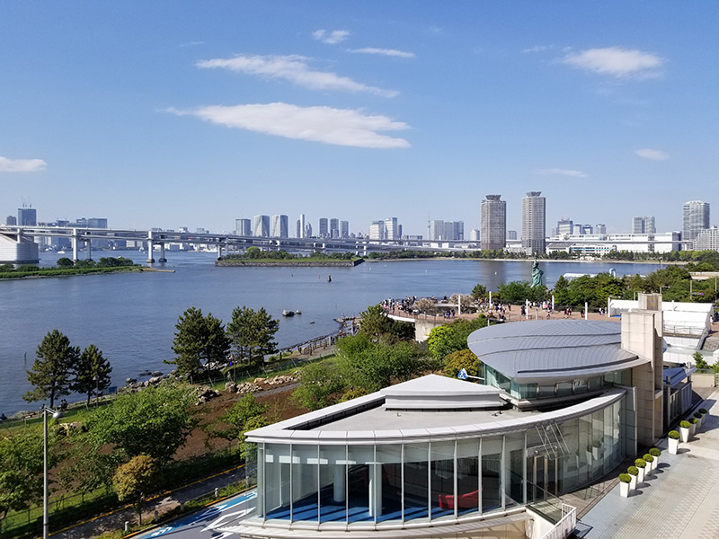 ヒルトン東京お台場から見える昼間の景色