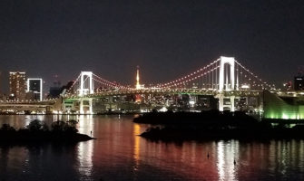 ヒルトン東京お台場から見える夜景