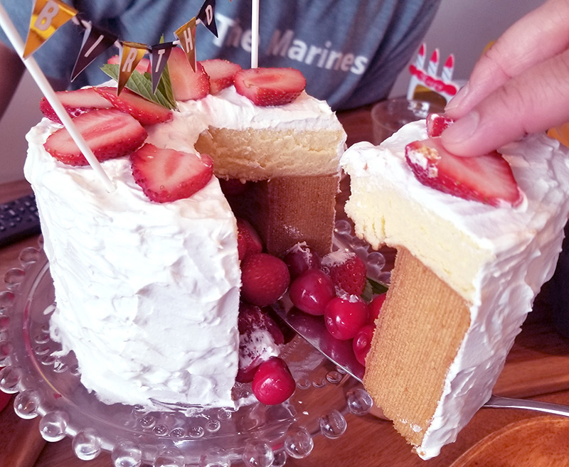 「かくれんぼケーキ」の作り方