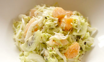 帆立とキウイフルーツのコールスローのレシピ・作り方