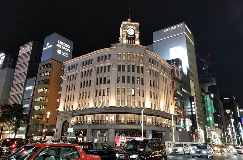 銀座の街中