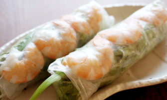 いろいろ巻いて美味しい楽しい！海老の生春巻のレシピ・作り方