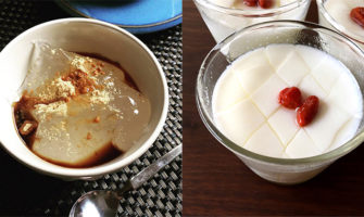 暑い夏でもさっぱり食べられる、ひんやりスイーツ2品（わらび餅・杏仁豆腐）のレシピ・作り方