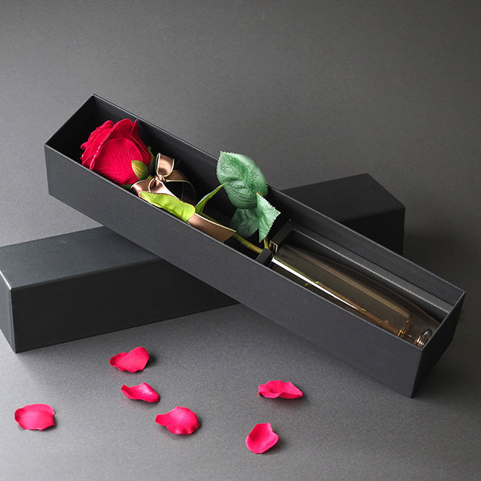 人気No.1メッセージローズ　赤バラと花瓶のセットギフト