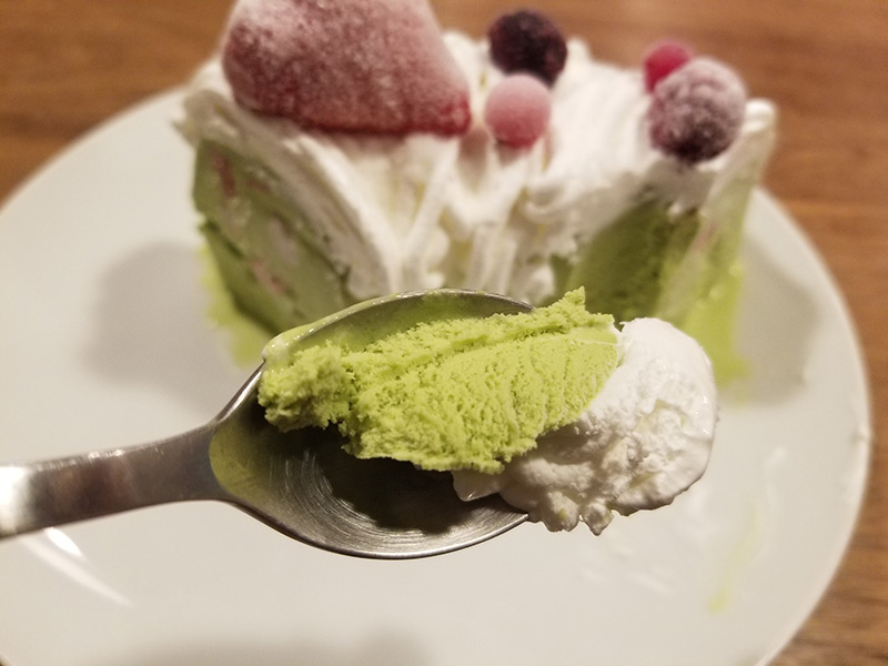 伊藤久右衛門のクリスマスケーキ　いちご抹茶アイスケーキ・プレミアム