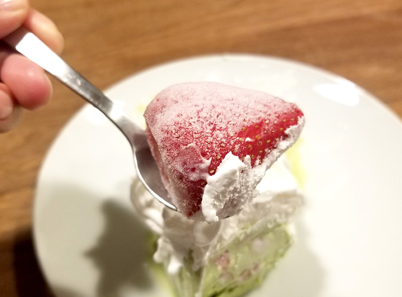 伊藤久右衛門のクリスマスケーキ　いちご抹茶アイスケーキ・プレミアム