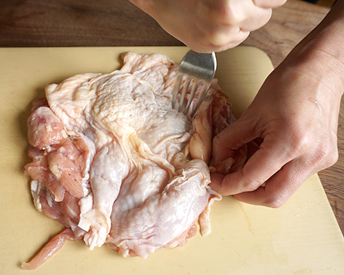 鶏の八幡巻き　作り方　レシピ