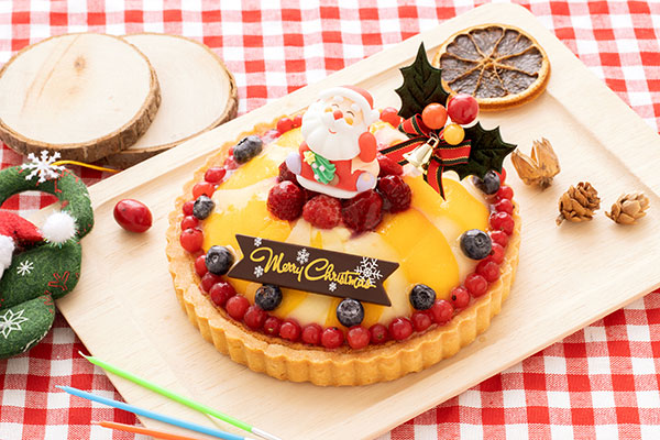 Cake.jpのクリスマスケーキ「フルーツタルト 18cm」