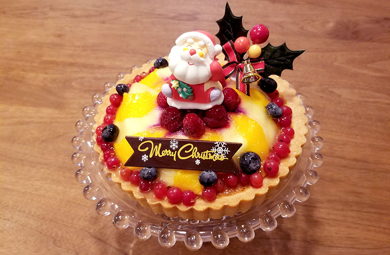 Cake.jpのクリスマスケーキ「フルーツタルト 18cm」