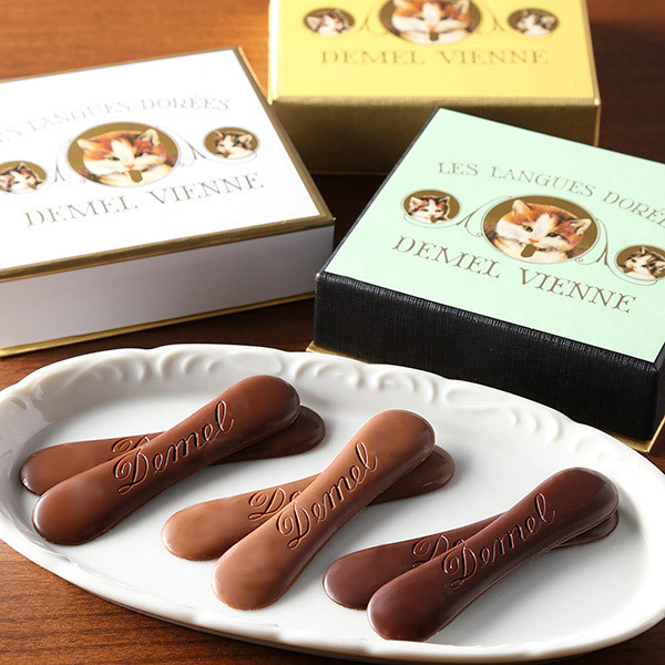 DEMEL（デメル） ソリッドチョコ猫ラベル